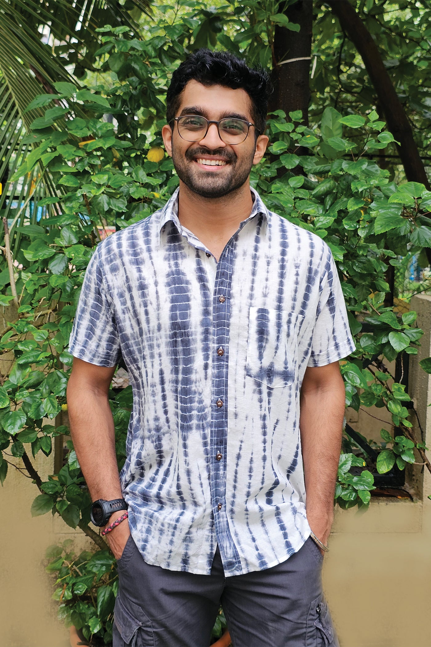 Grey Tie and Dye Shirt