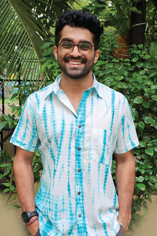 Green Tie and Dye Shirt