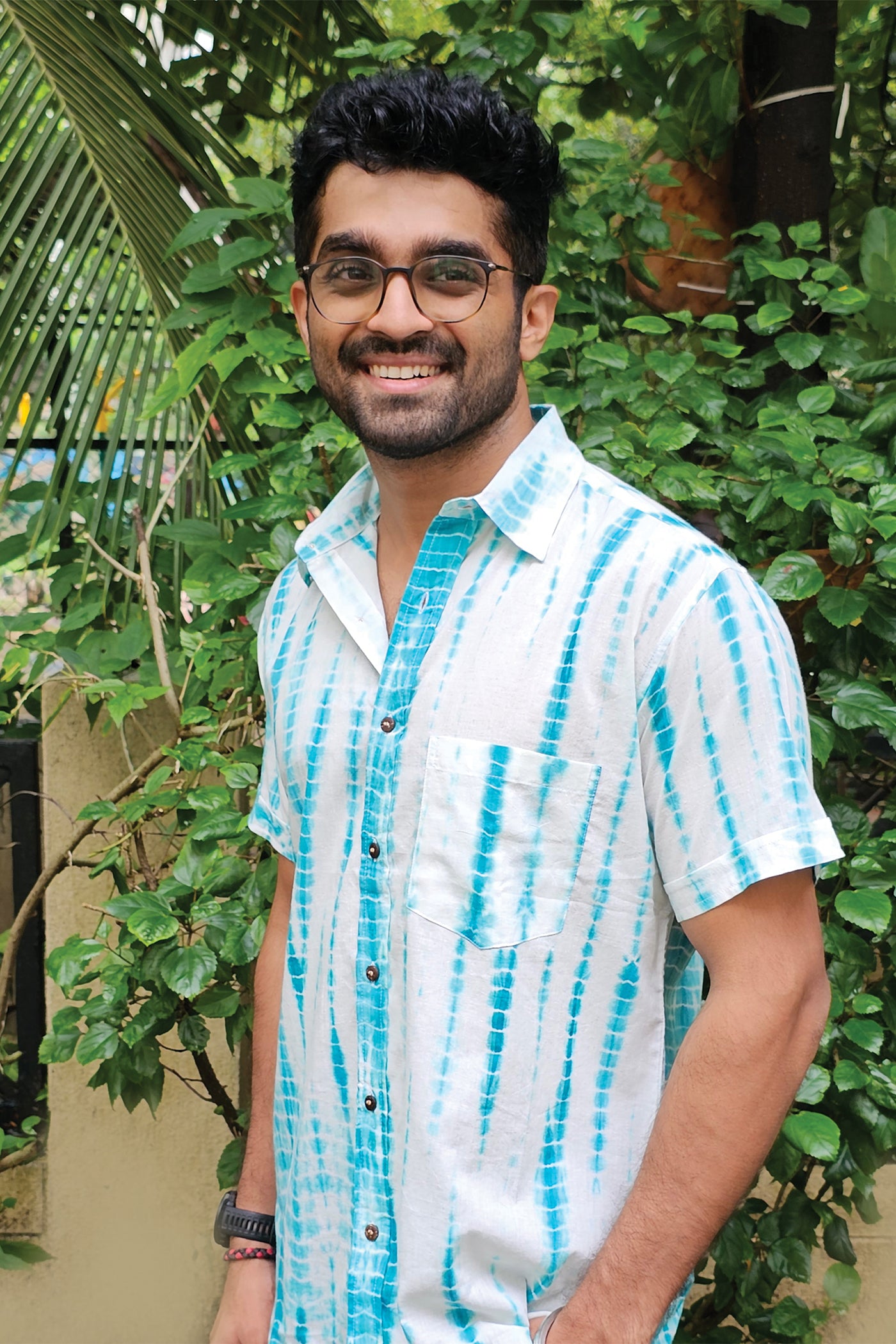 Green Tie and Dye Shirt