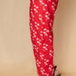 Red Tulip Block Printed Pants